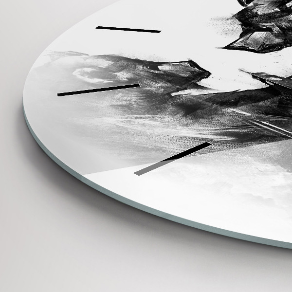 Reloj redondo pared Dibujo oso