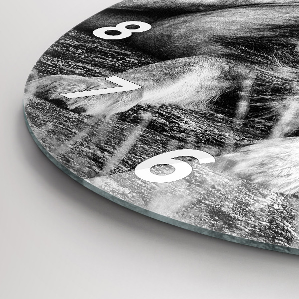 Reloj de pared redondo Abstracto - León