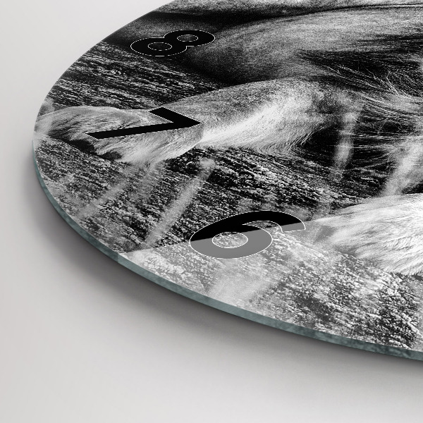 Reloj de pared redondo Abstracto - León