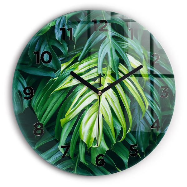 Reloj de pared redondo El lado tropical de la naturaleza