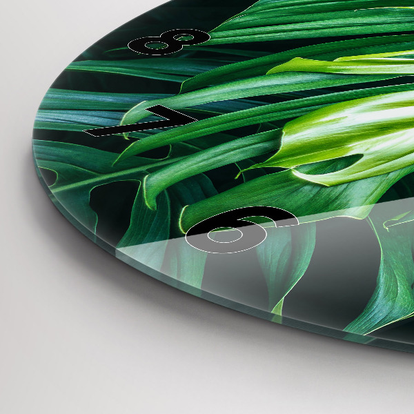 Reloj de pared redondo El lado tropical de la naturaleza