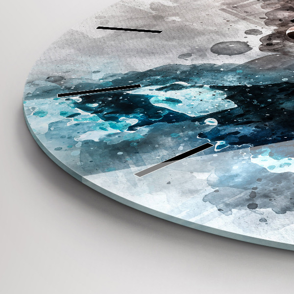 Reloj redondo pared El pasado en la nuca