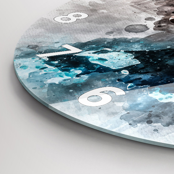 Reloj redondo pared El pasado en la nuca