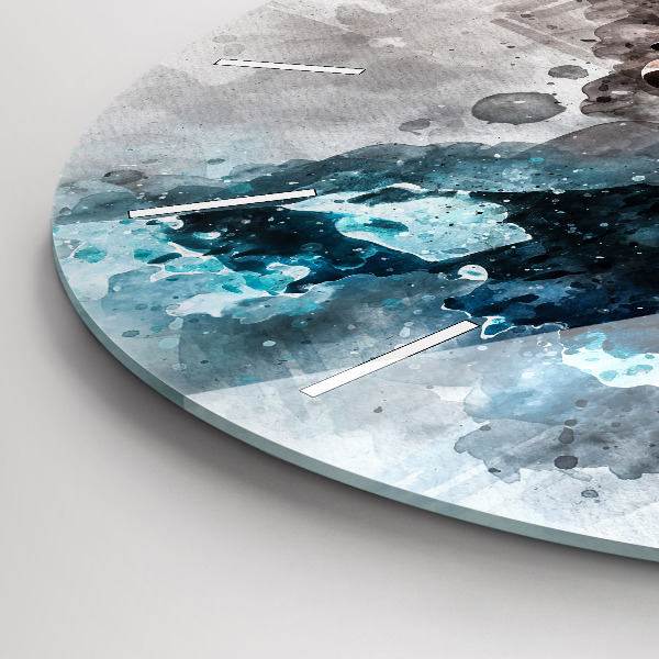 Reloj redondo pared El pasado en la nuca