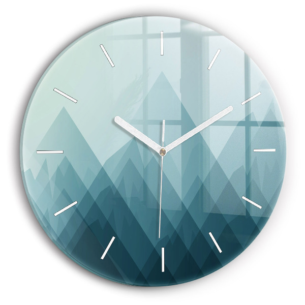 Reloj de pared redondo Figuras geométricas