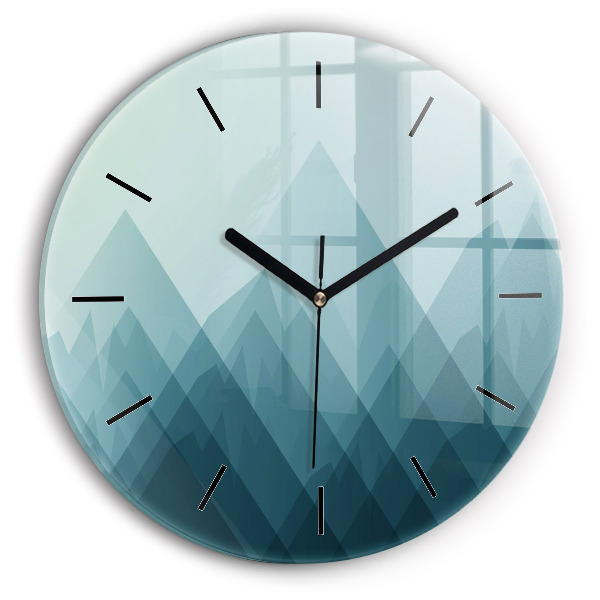 Reloj de pared redondo Figuras geométricas