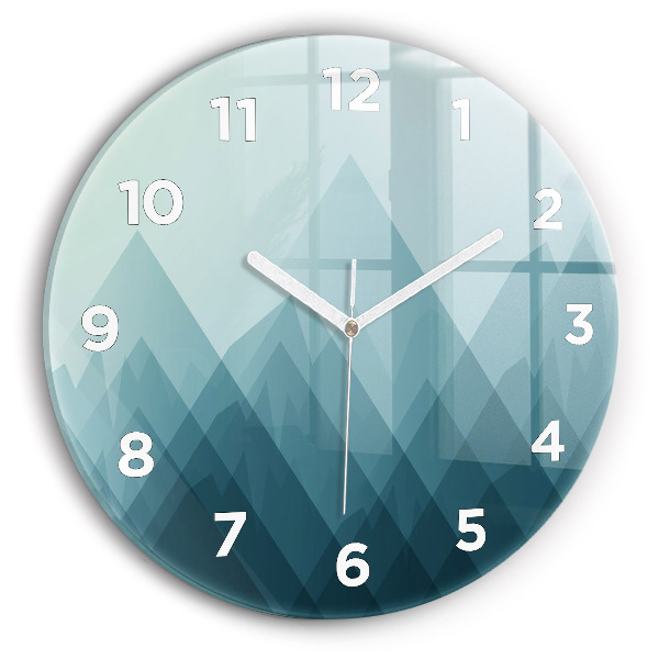 Reloj de pared redondo Figuras geométricas