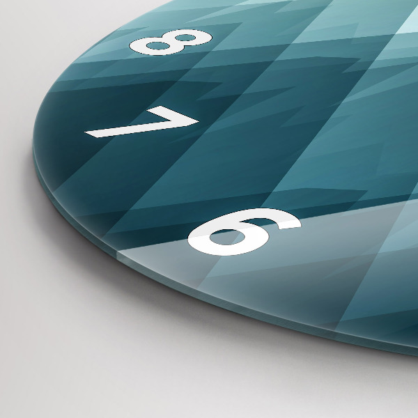 Reloj de pared redondo Figuras geométricas