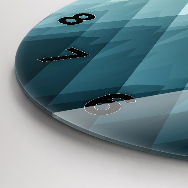 Reloj de pared redondo Figuras geométricas