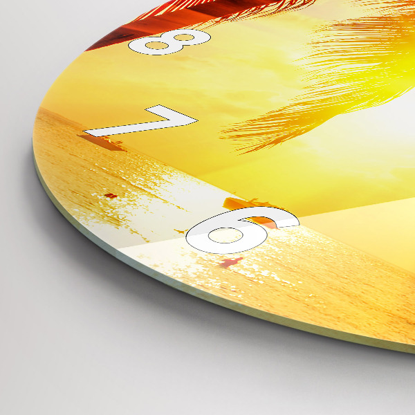 Reloj redondo pared Vacaciones Descanso Verano