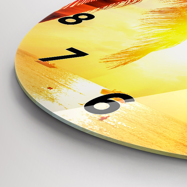 Reloj redondo pared Vacaciones Descanso Verano