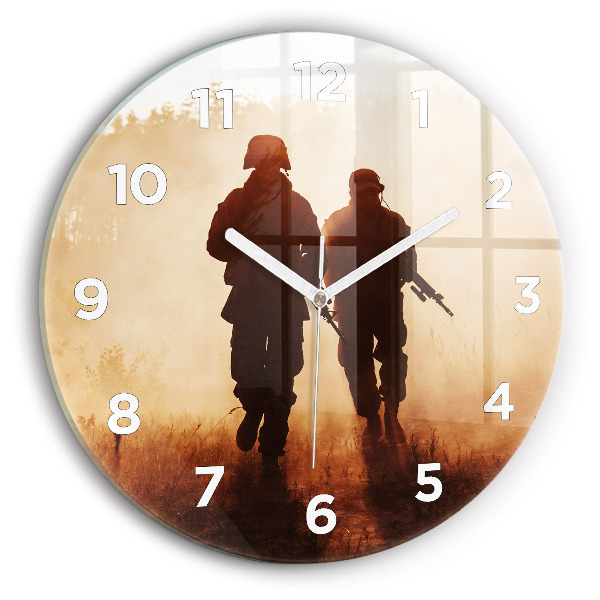 Reloj de pared redondo Marines de Estados Unidos