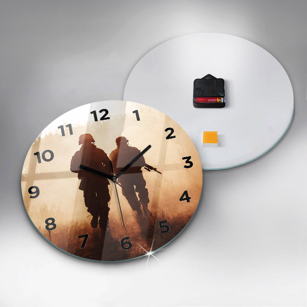 Reloj de pared redondo Marines de Estados Unidos