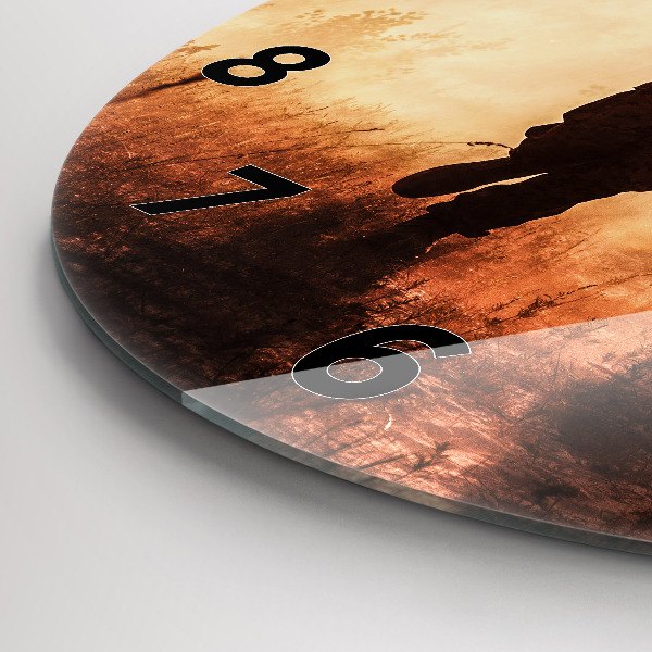 Reloj de pared redondo Marines de Estados Unidos