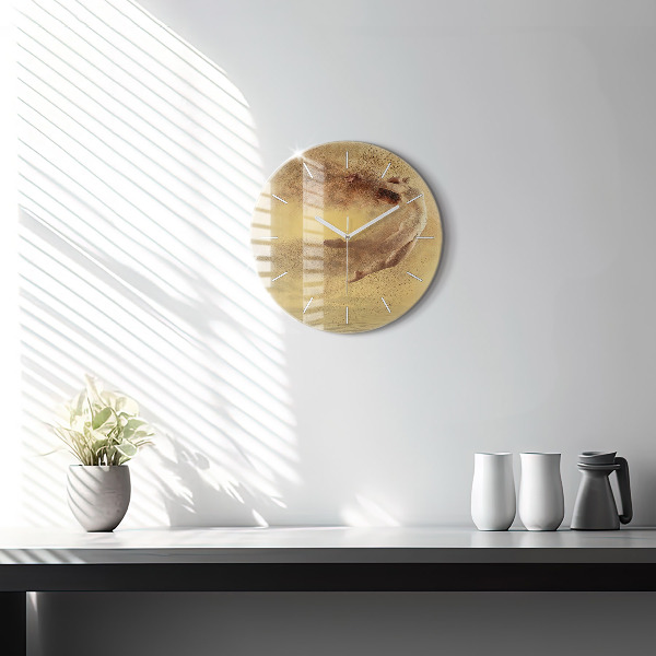 Reloj de pared redondo Mujer en figura