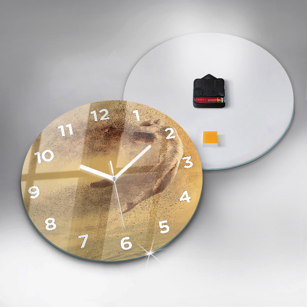 Reloj de pared redondo Mujer en figura