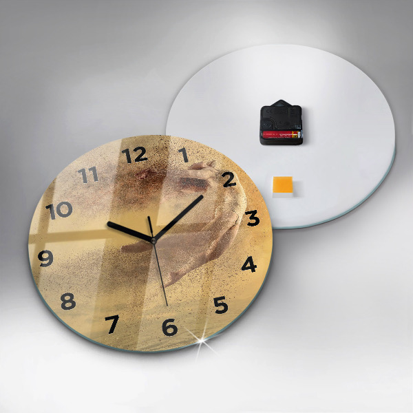 Reloj de pared redondo Mujer en figura