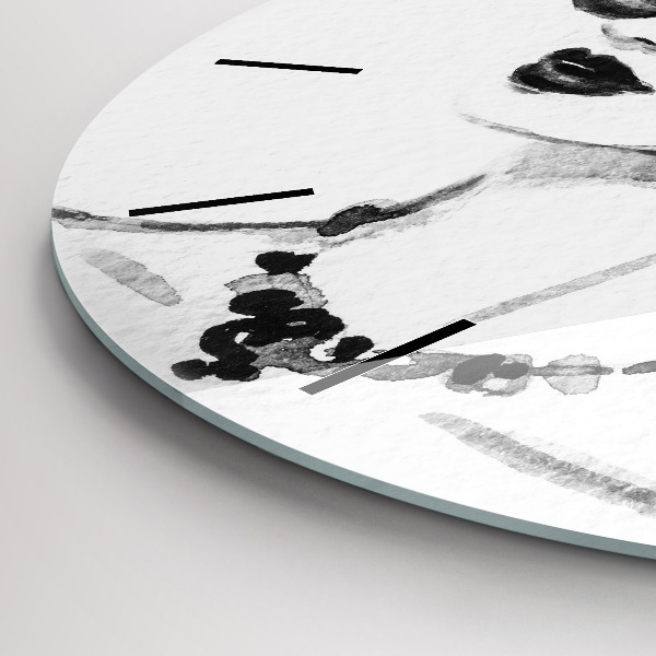 Reloj de pared redondo Mujer a la moda