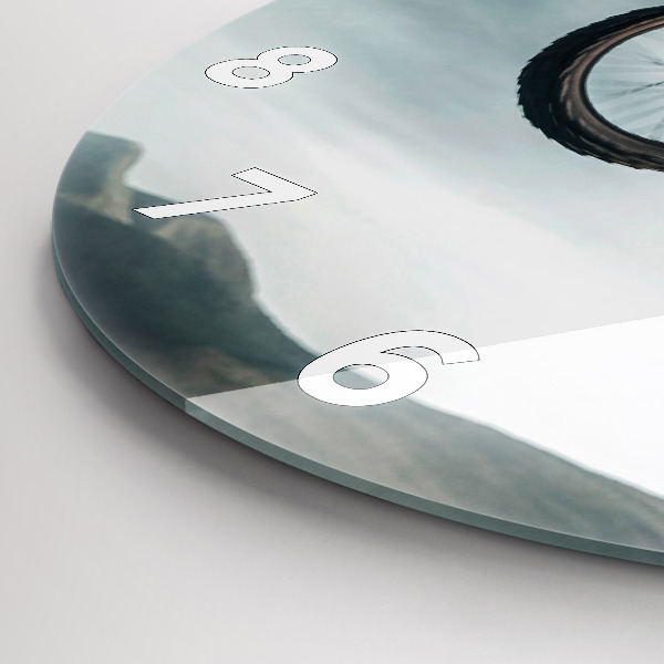 Reloj de cristal redondo Moto estilo adrenalina