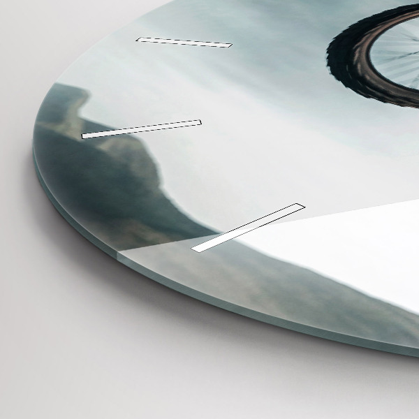 Reloj de cristal redondo Moto estilo adrenalina