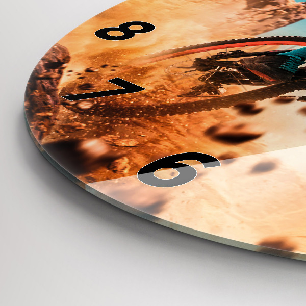 Reloj redondo pared Stuntman y adrenalina