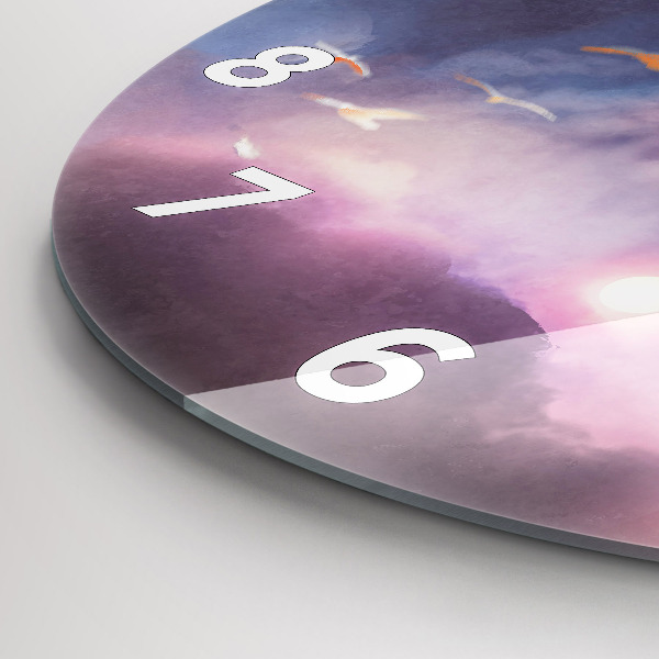 Reloj de pared redondo Niño con alas