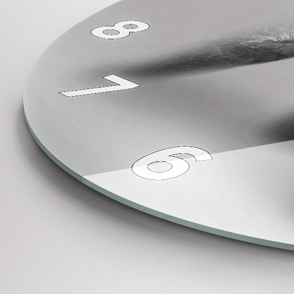 Reloj redondo pared Colección de arte animal