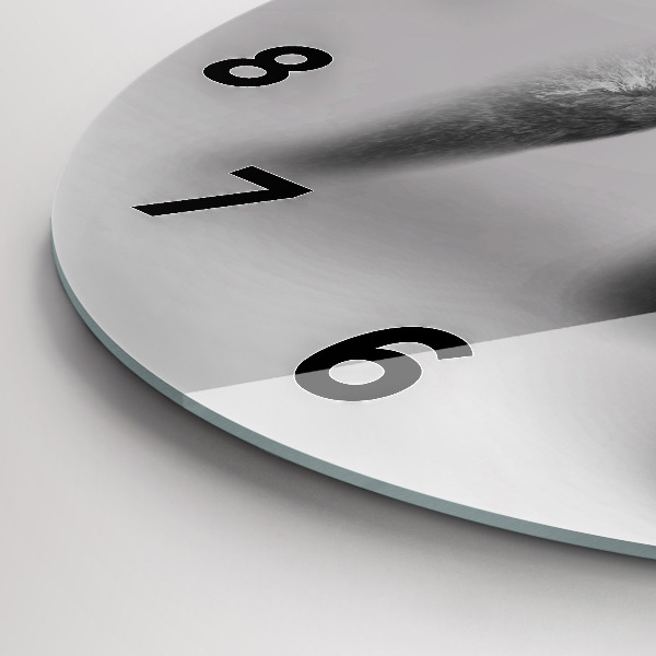 Reloj redondo pared Colección de arte animal