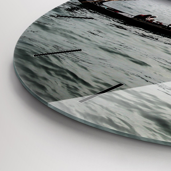 Reloj de pared redondo Góndola de Venecia