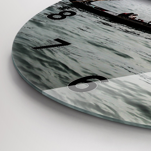 Reloj de pared redondo Góndola de Venecia