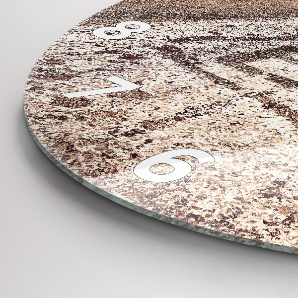 Reloj de cristal redondo Ruta 66 EE.UU.