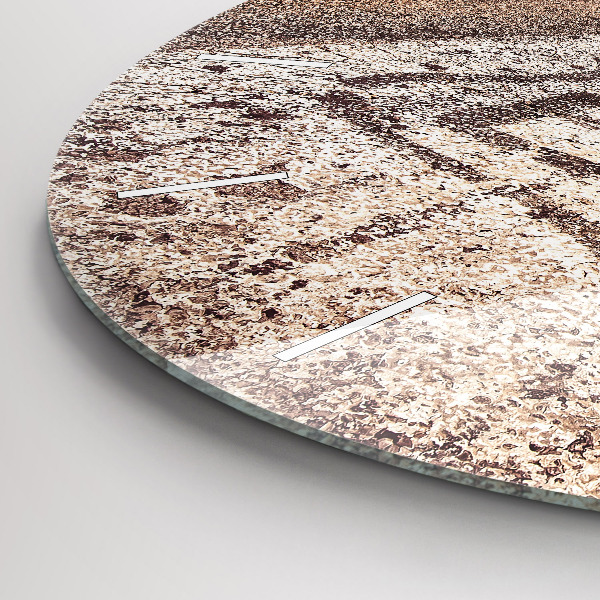 Reloj de cristal redondo Ruta 66 EE.UU.