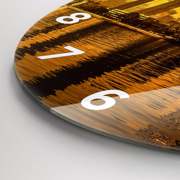 Reloj redondo pared Río Zhujiang China