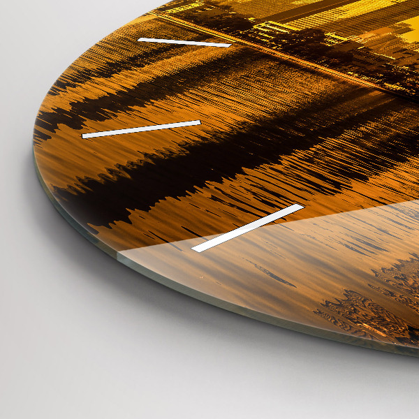 Reloj redondo pared Río Zhujiang China