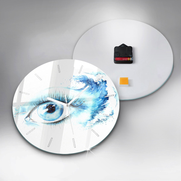 Reloj redondo pared Ojo marino