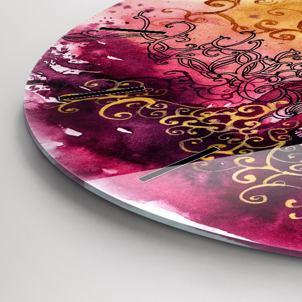 Reloj de pared redondo Acuarela de una pareja enamorada