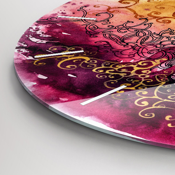 Reloj de pared redondo Acuarela de una pareja enamorada