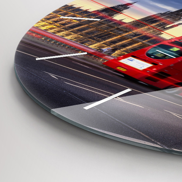 Reloj de pared redondo Autobús rojo de Londres