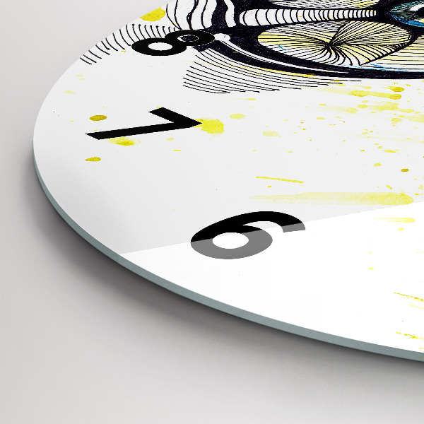 Reloj de cristal redondo Gafas