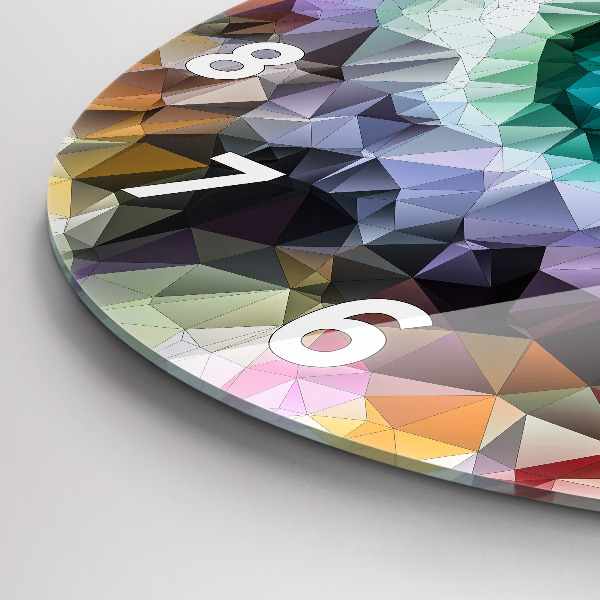 Reloj de pared redondo Ojo humano coloreado