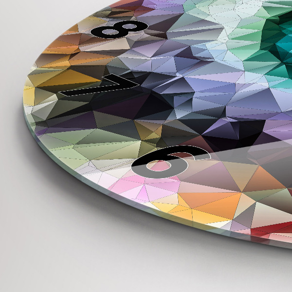 Reloj de pared redondo Ojo humano coloreado