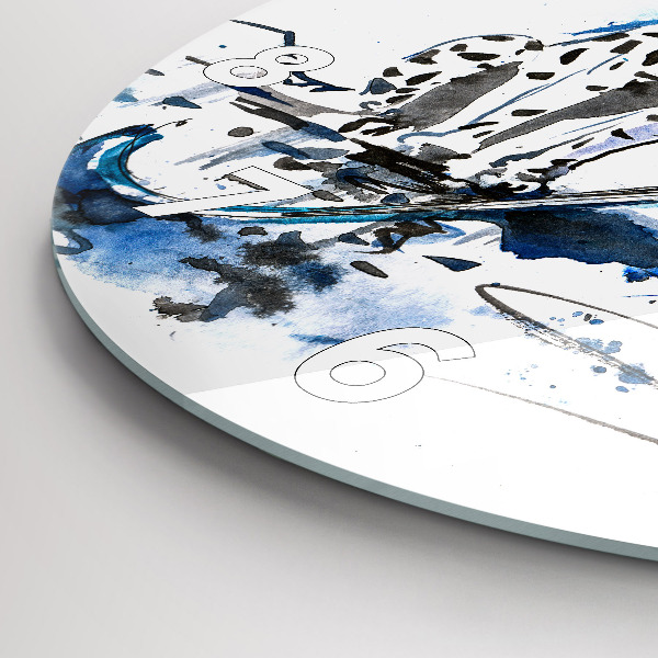 Reloj de pared redondo Dálmata y paraguas