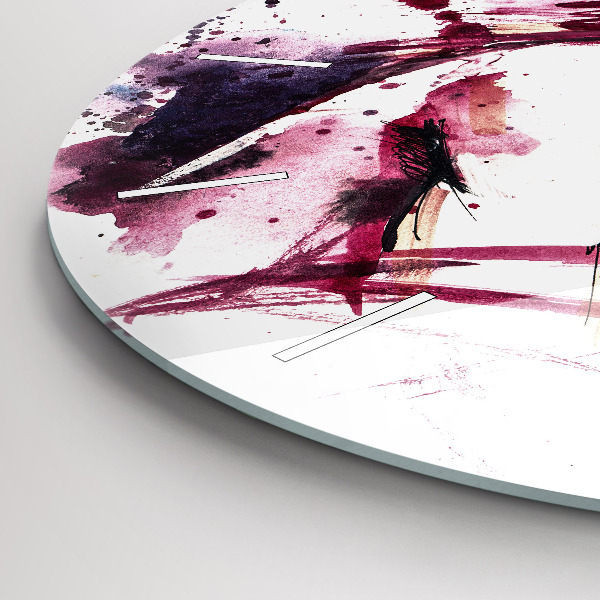 Reloj de pared redondo Amantes abstractos