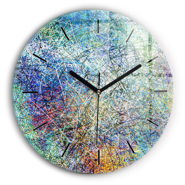 Reloj de cristal redondo Abstracto - Emociones