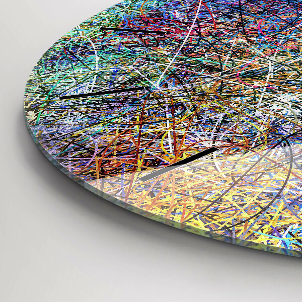 Reloj de cristal redondo Abstracto - Emociones