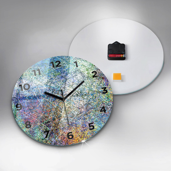 Reloj de cristal redondo Abstracto - Emociones