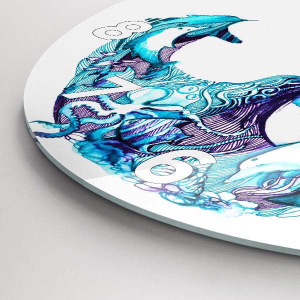 Reloj de pared redondo Ancla de mar