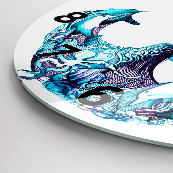 Reloj de pared redondo Ancla de mar