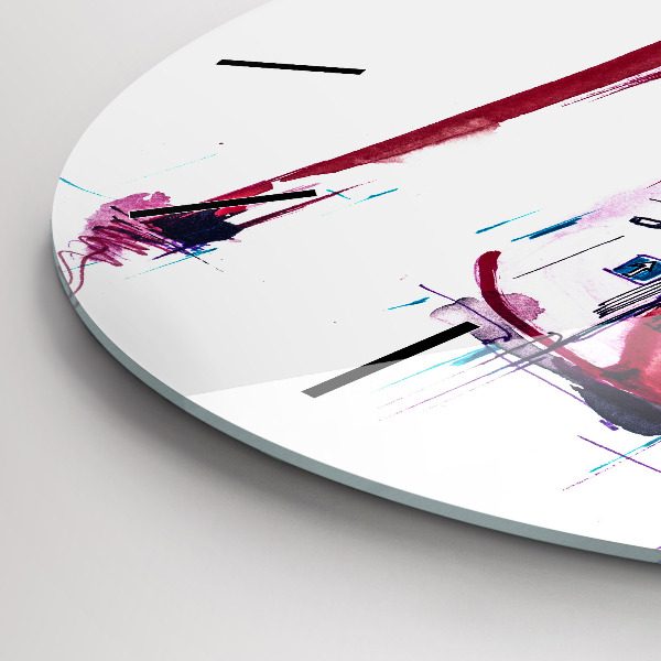 Reloj redondo pared Tacón rojo