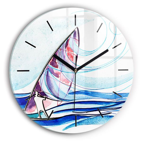 Reloj redondo pared Tabla de surf